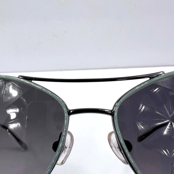 ⭐️BADGLEY MISCHKA💯 LADIES METAL FRAME W/SPARKLES IN FRONT, CAT STYLE SUNGLASSES - Picture 8 of 16